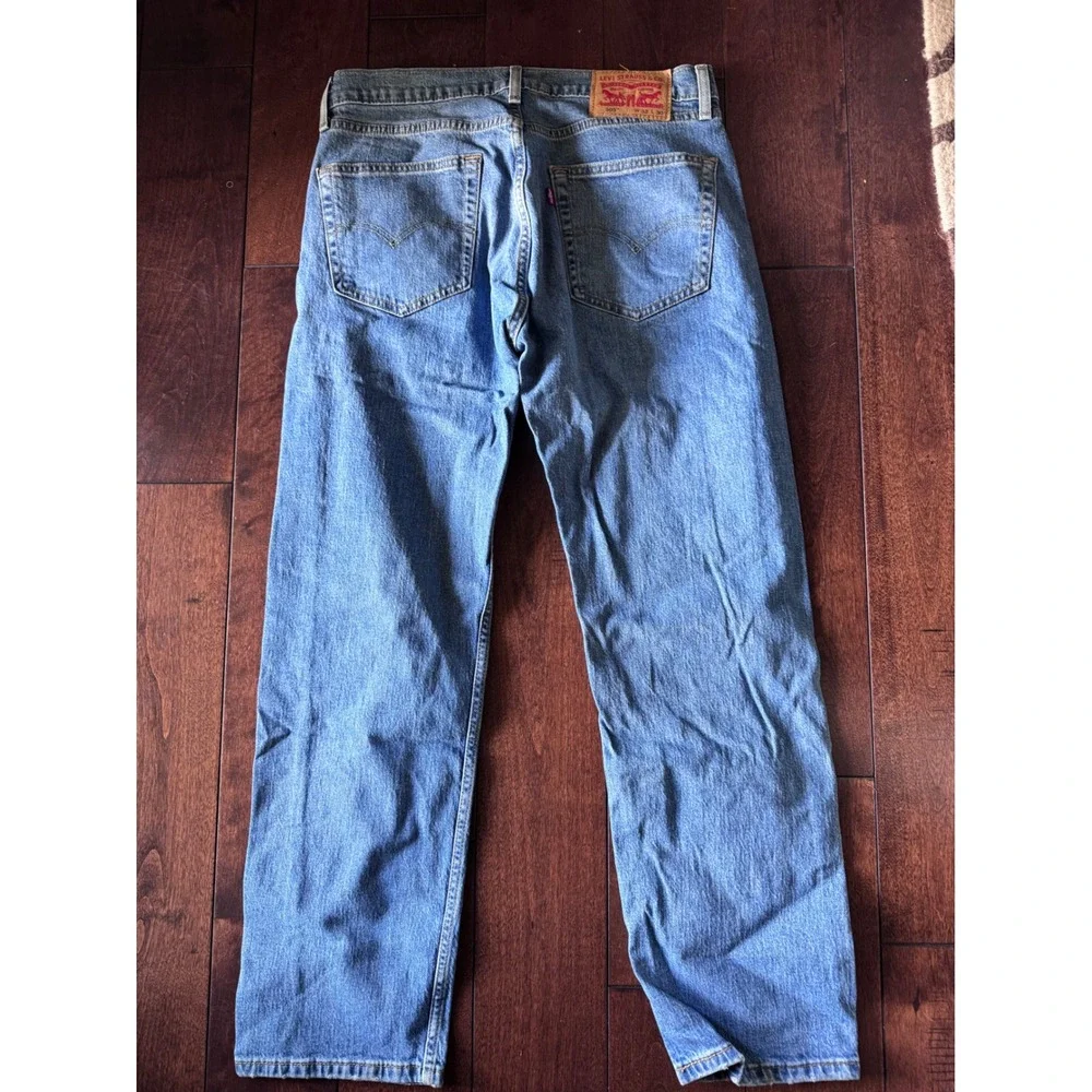 Levis 505 Regular Fit Straight Leg Mens Blue Denim‎ Jeans W32 L30 Medium Wash